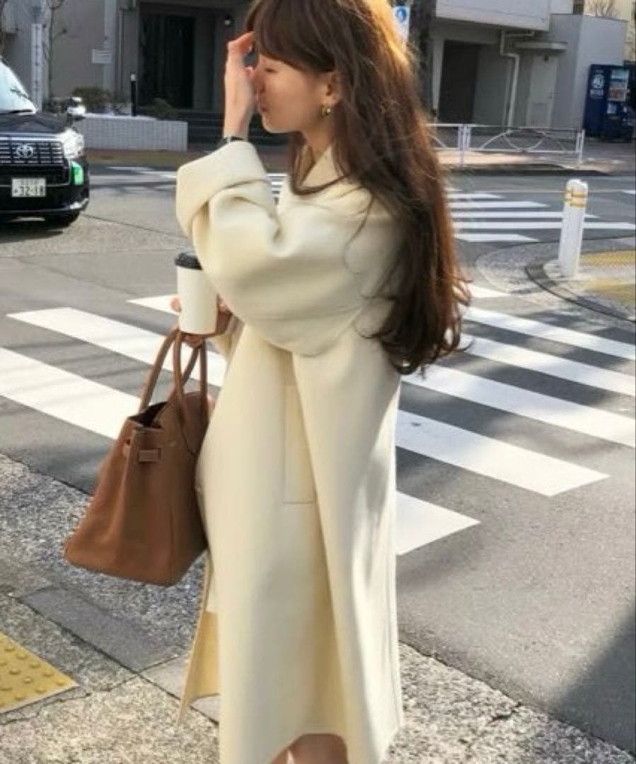 ounce コート ロングコート 韓国 レディース - メルカリ