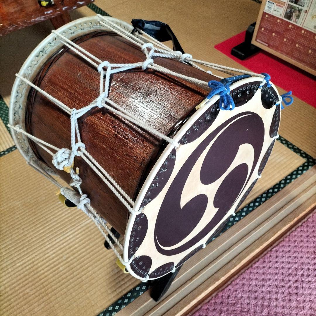 桶胴太鼓　担ぎ太鼓　締太鼓　中古品⑤