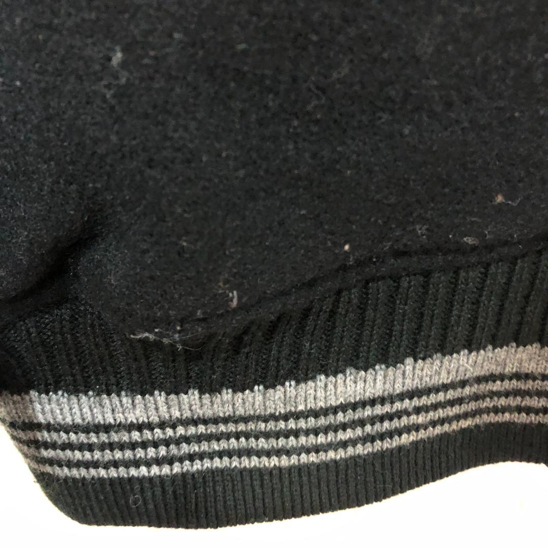 ★メンズビギ★レザー スタジャン 【L】 ウール 中綿 ヴィンテージ 復刻