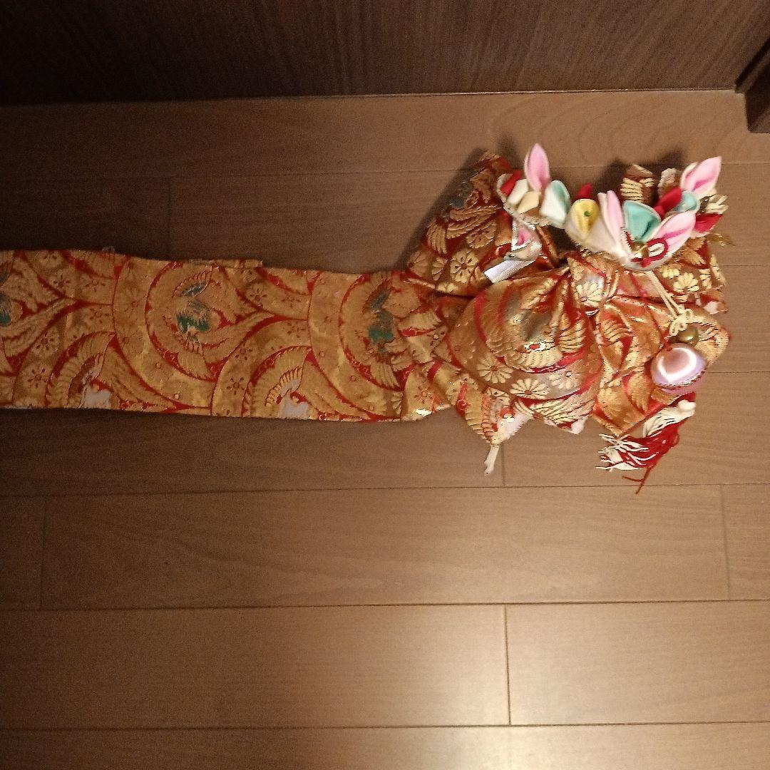 最終七五三5歳〜7歳正絹着物アンティーク誂え 4点セット♡昭和レトロ