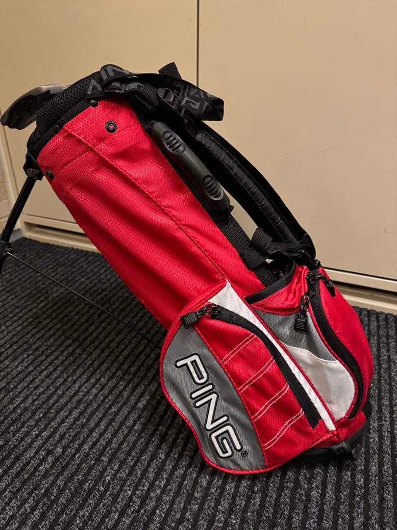 PING Moxie Kスタンド式ゴルフバッグ 赤