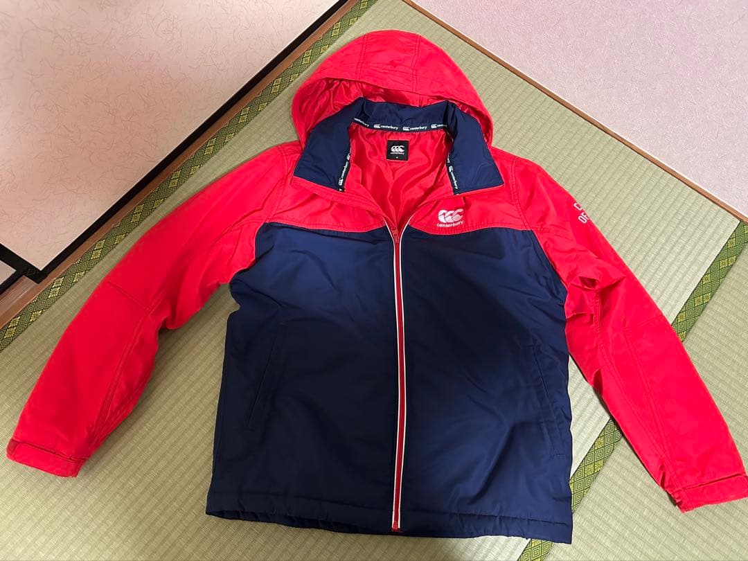 Canterbury フード付きジャケット 赤/青 - メルカリ