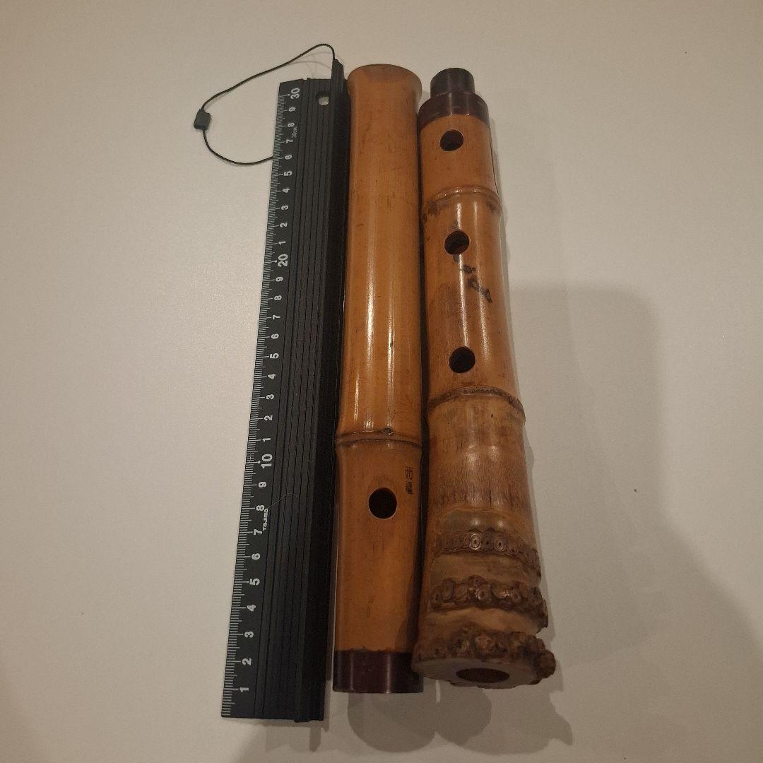 琴古流 尺八 坂野如延銘 時代和楽器