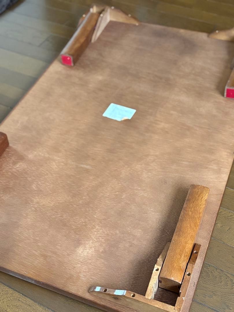 木目調座卓 約74cm x 120cm