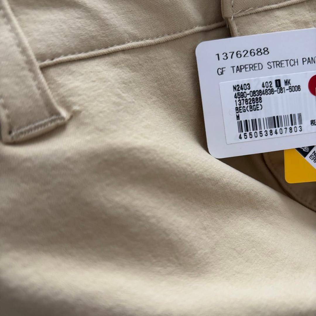テーパード ストレッチパンツ Classic Logo ベージュ