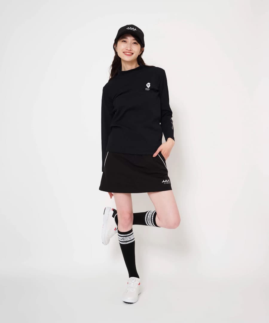 V12 MU12 MOCK mutaコラボ　レディース　モックネック L