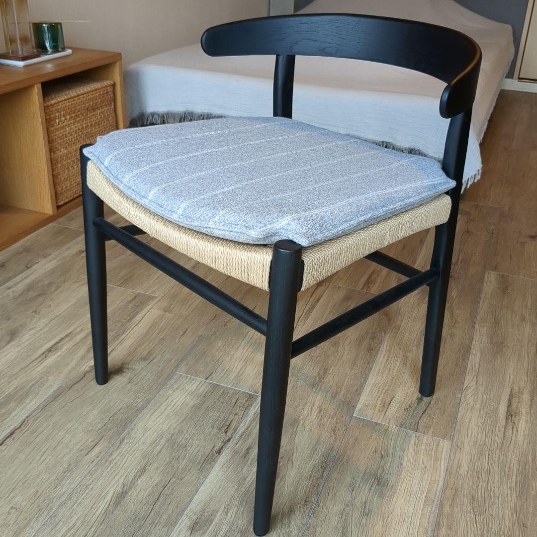 Re:CENO リセノ folk round arm チェア / BLACK