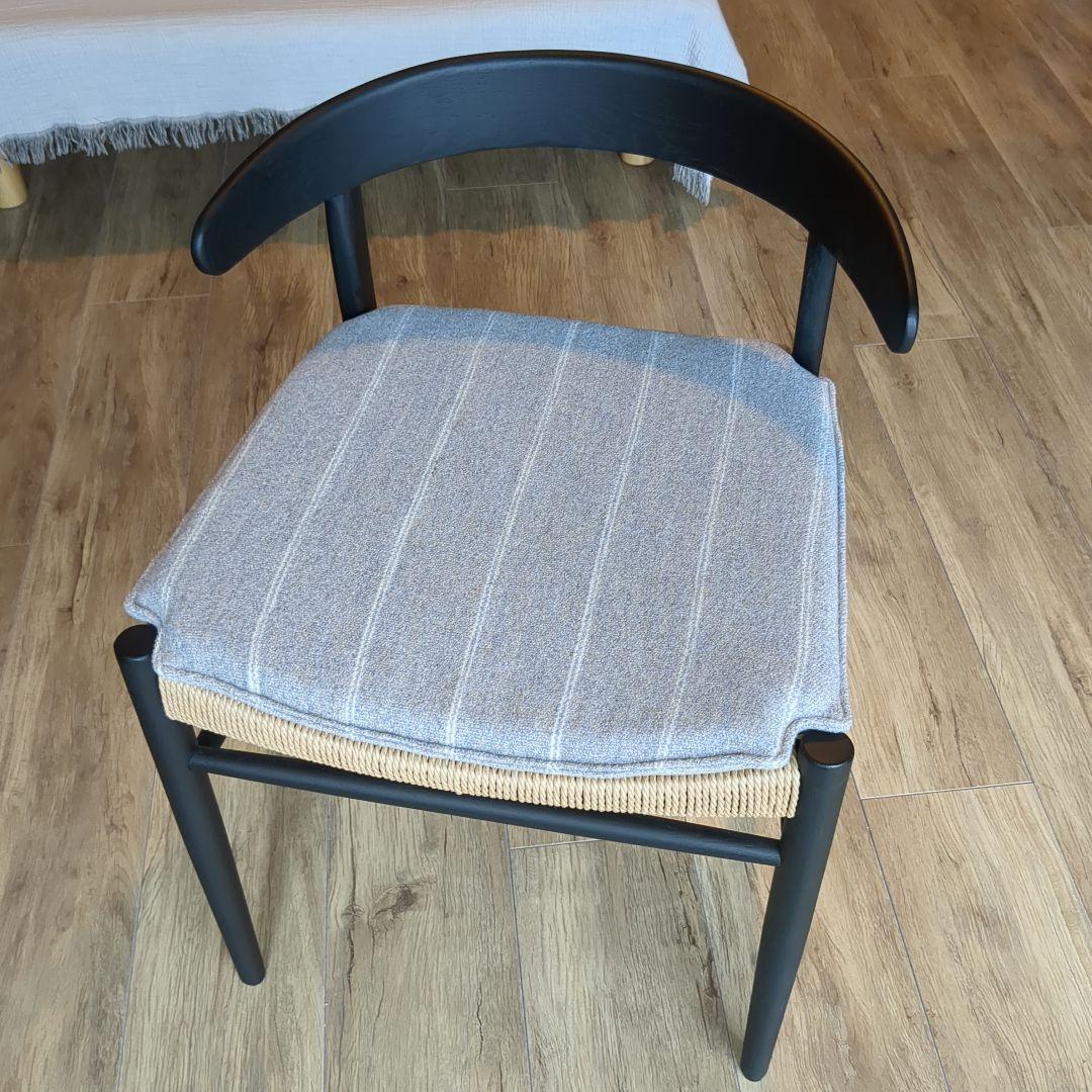 Re:CENO リセノ folk round arm チェア / BLACK