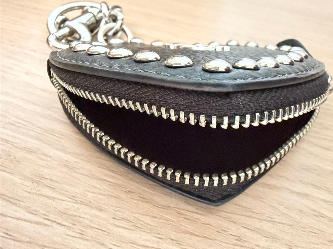 COACH ハート型ケース キーホルダー　キーケース　小銭入れ ブラック