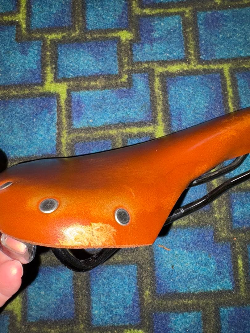 BROOKS ブルックス スワロー B15 クローム ハニーレザーサドル