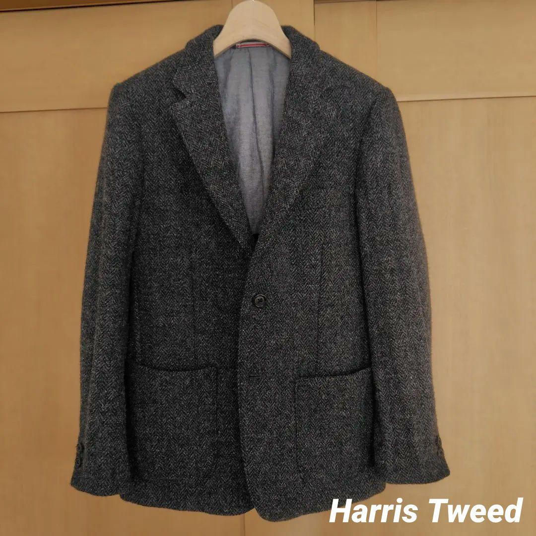 ジャーナルスタンダード × ハリスツイード社製 　ヘリンボーンツイードジャケット