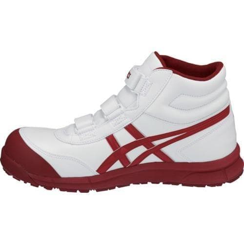 新品 アシックス ウィンジョブ CP302 ホワイト×バーガンディ 29.0cm