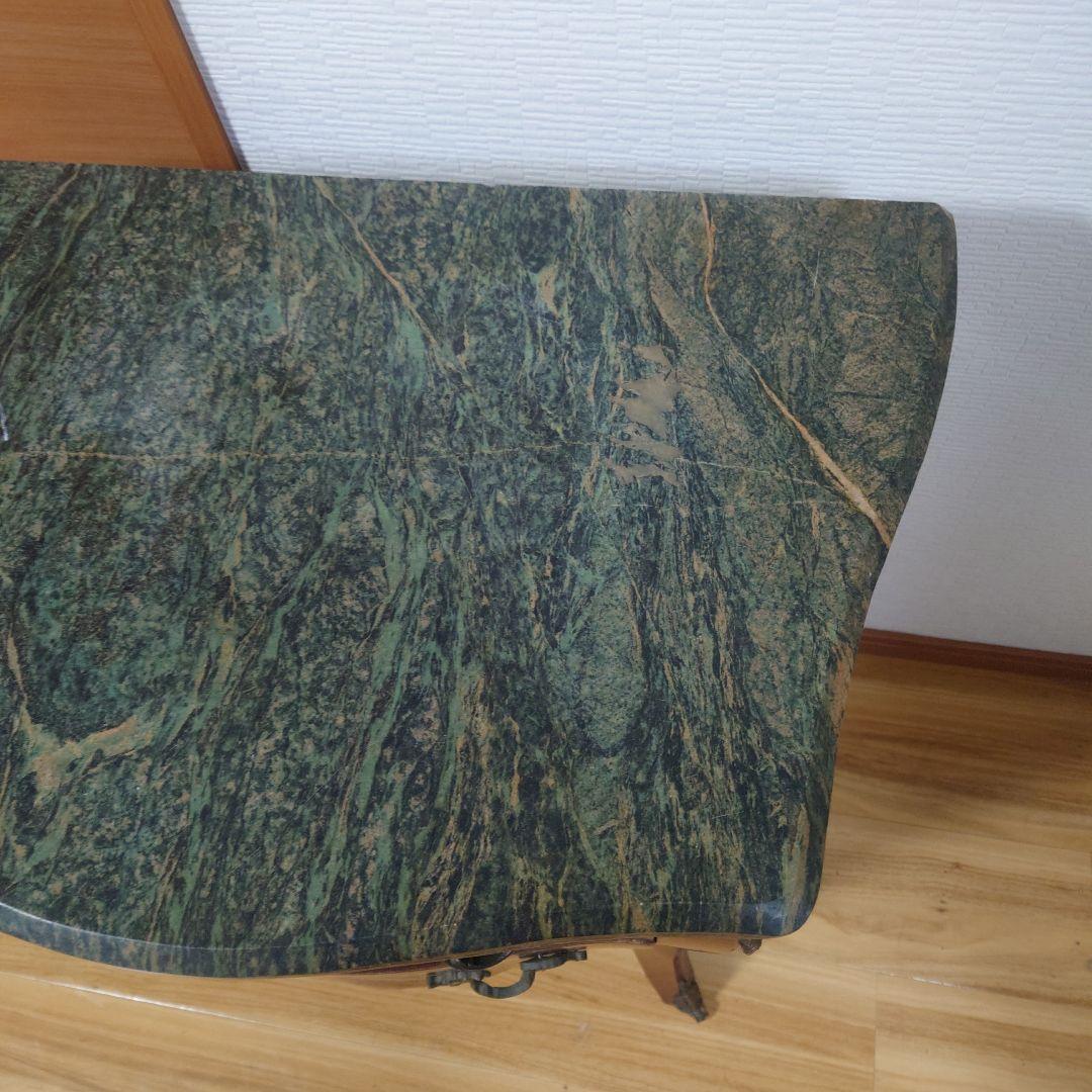 ★希少品★アンティーク 大理石天板 サイドチェスト サイドテーブル