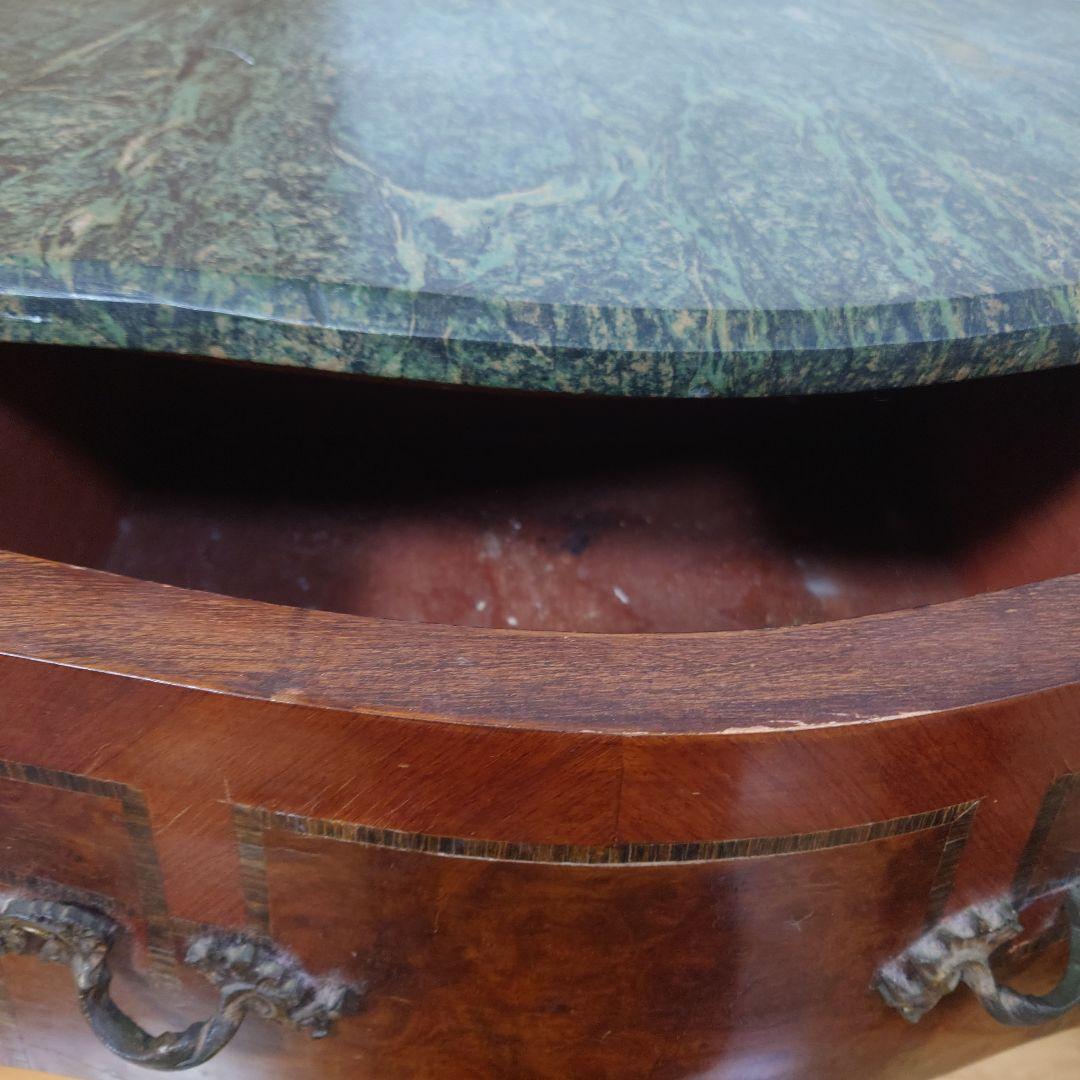 ★希少品★アンティーク 大理石天板 サイドチェスト サイドテーブル