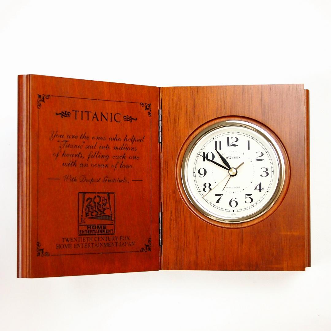 未使用 純正 非売品 タイタニック 木製置き時計 TITANIC CLOCK - メルカリ