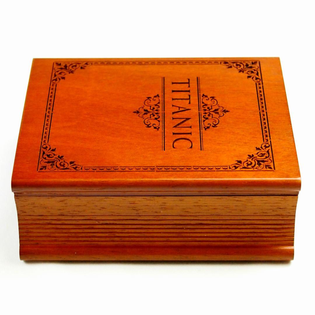 未使用 純正 非売品 タイタニック 木製置き時計 TITANIC CLOCK - メルカリ