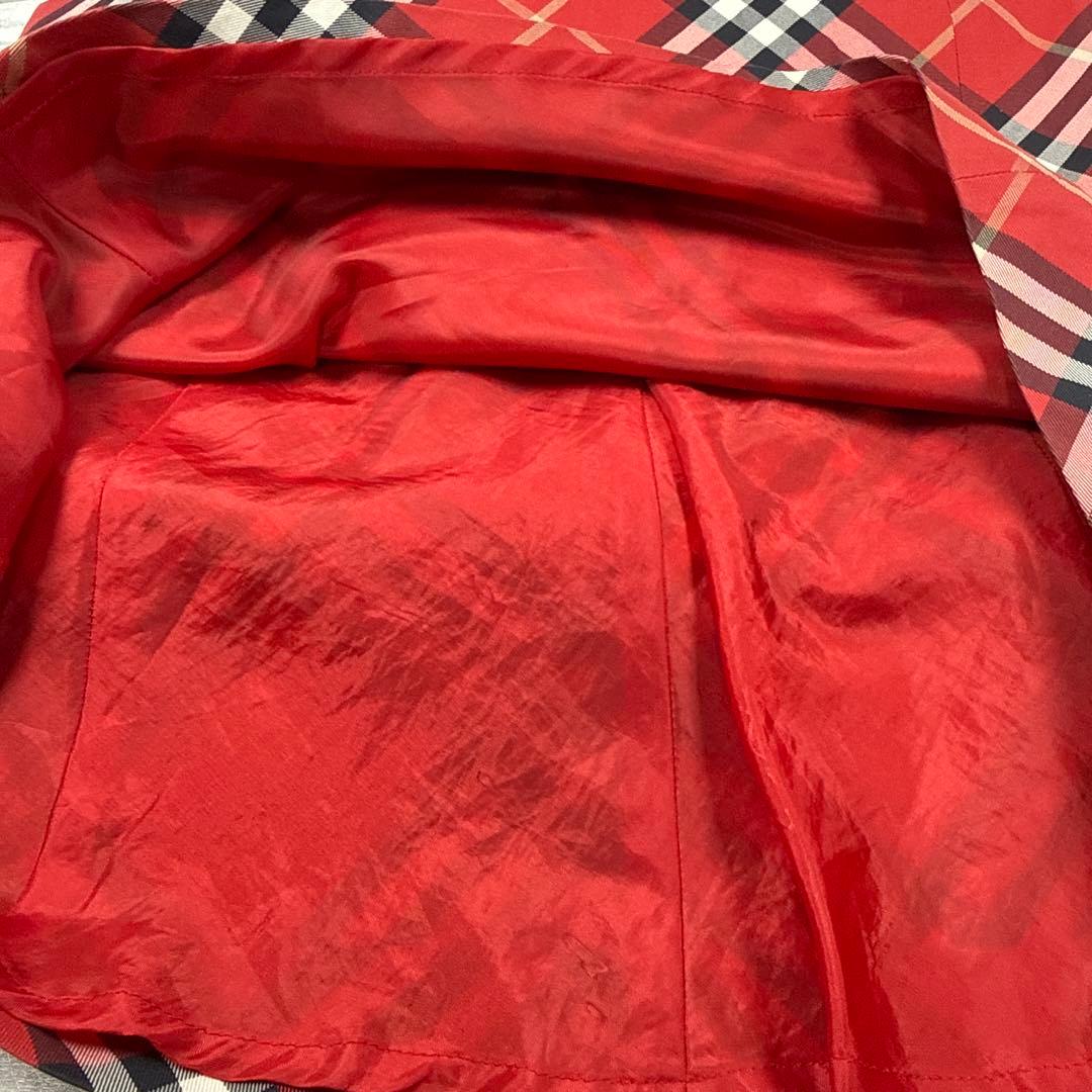 バーバリーブルーレーベル ノバチェック ワンピース 38 M ホースロゴ 希少