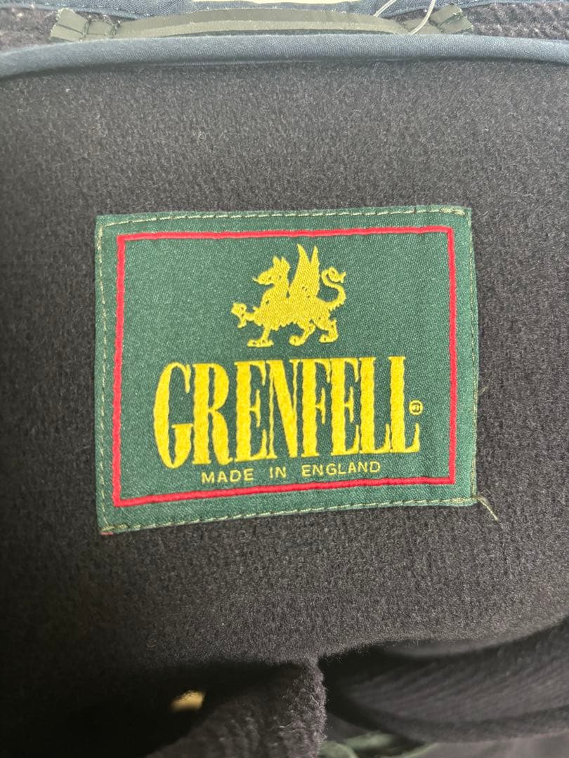 GRENFELL ネイビー ダッフルコート