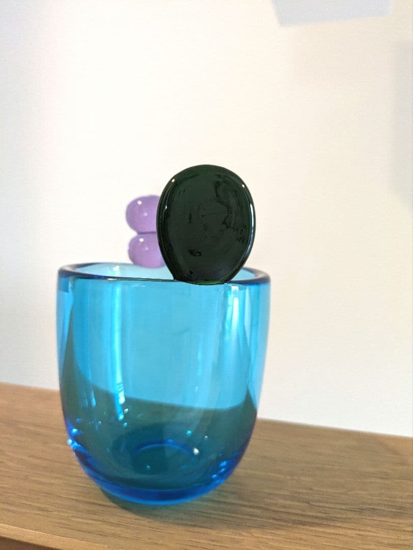Pompom Vase　N527 　ブルー　ポムポムベース　オイヴァ・トイッカ