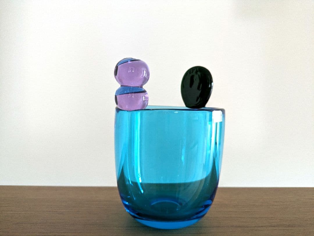 Pompom Vase　N527 　ブルー　ポムポムベース　オイヴァ・トイッカ