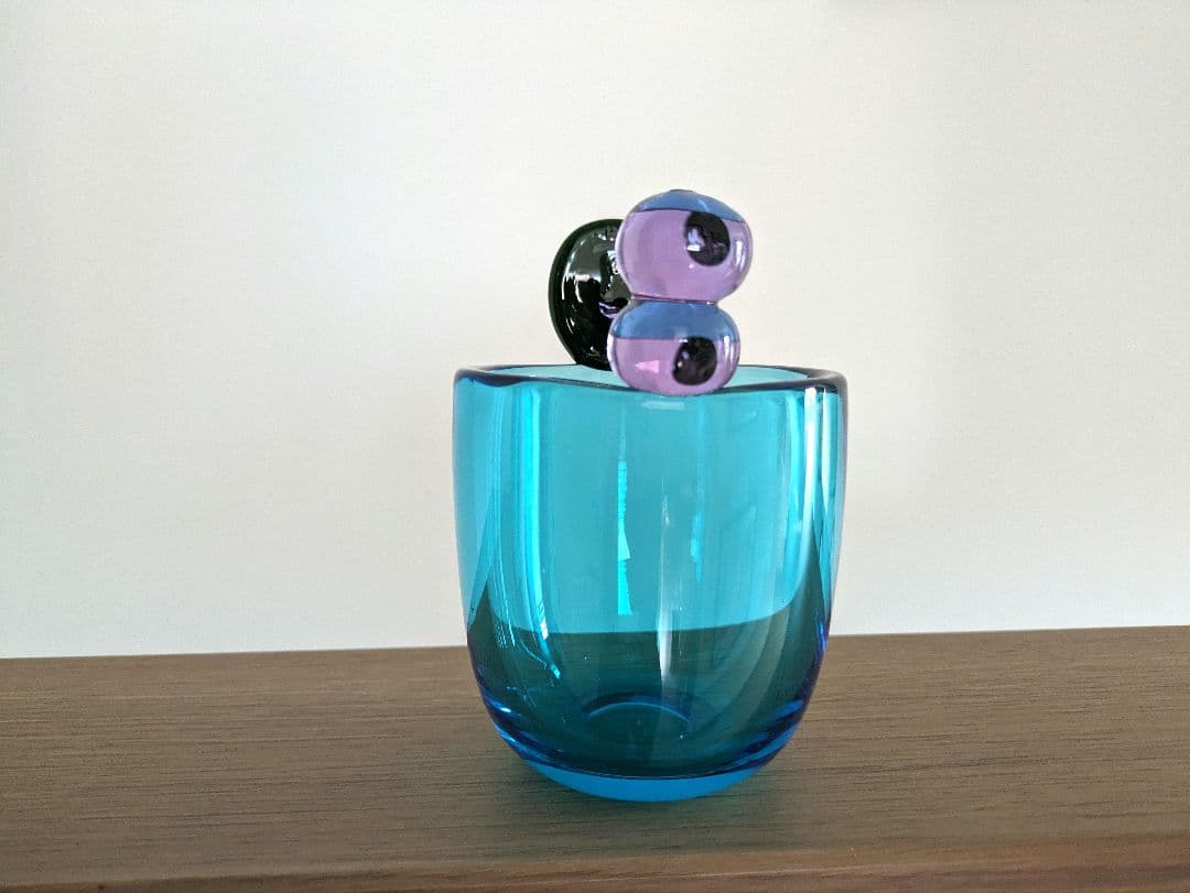 Pompom Vase　N527 　ブルー　ポムポムベース　オイヴァ・トイッカ