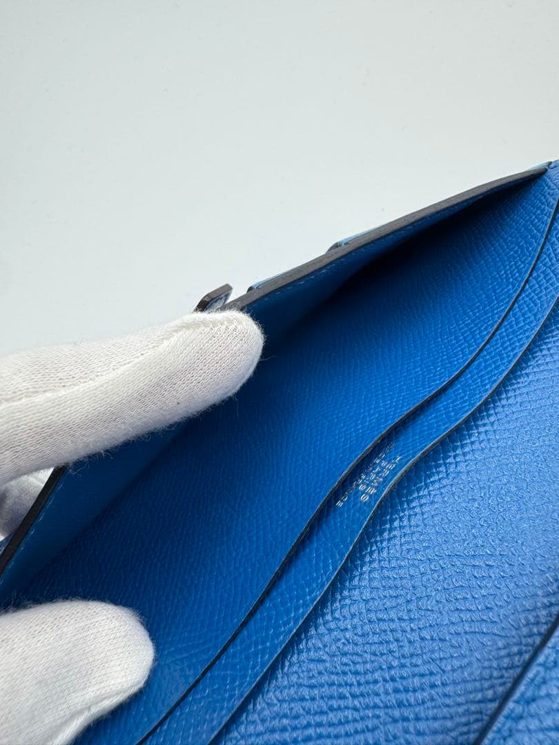 【未使用級】HERMES エルメス ベアンスフレ エプソン C刻印 マチ付き