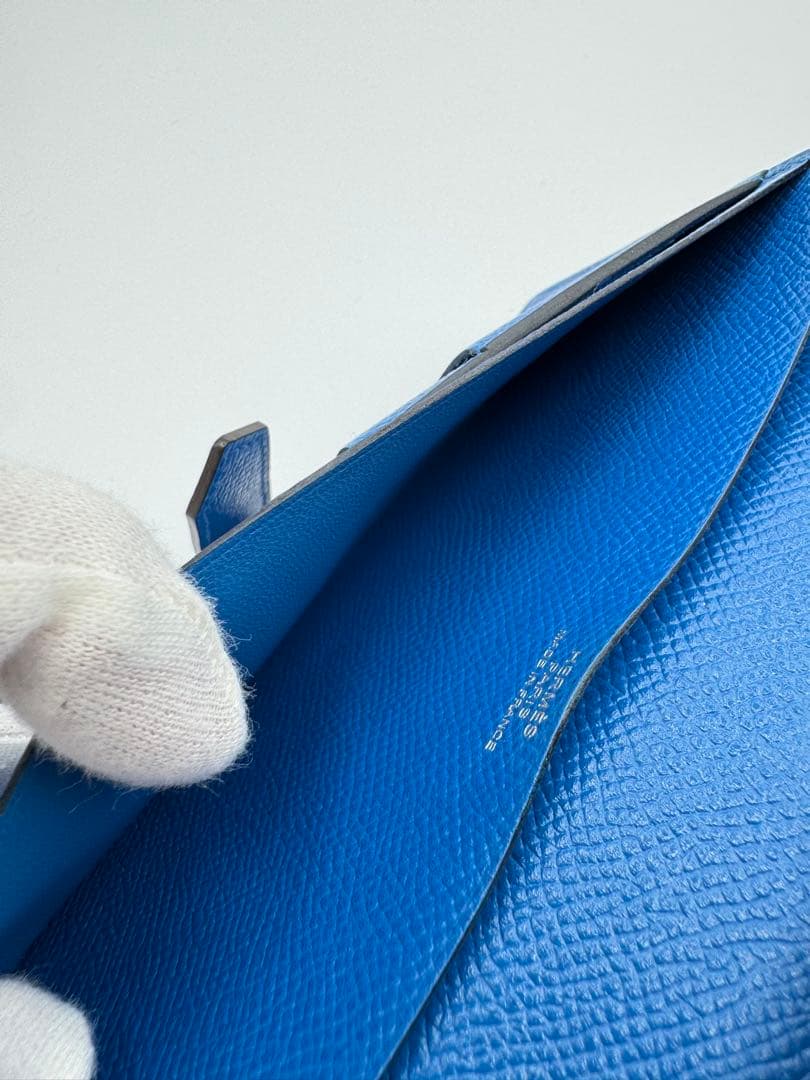 【未使用級】HERMES エルメス ベアンスフレ エプソン C刻印 マチ付き