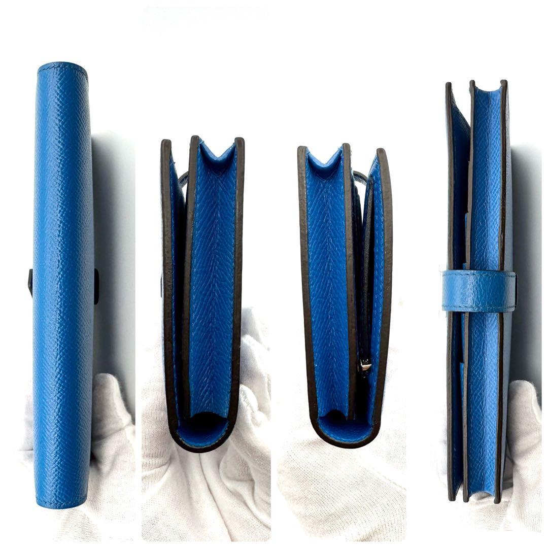 【未使用級】HERMES エルメス ベアンスフレ エプソン C刻印 マチ付き