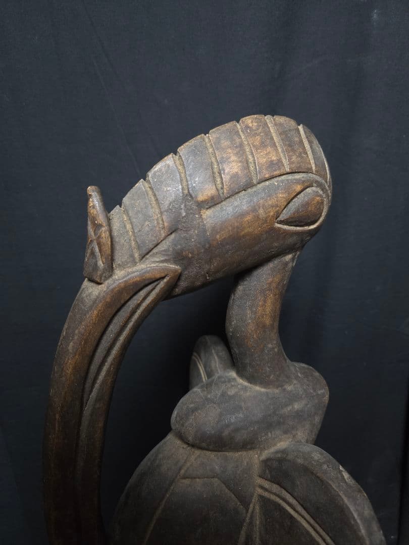 週末大特価！セヌフォ族カラオサイチョウコートジボワールアフリカプリミティブアート