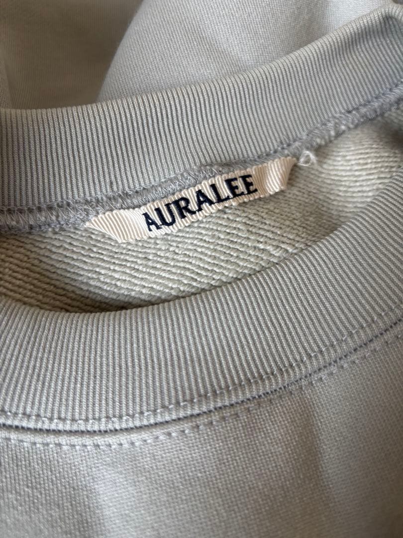 AURALEE ライムグリーン スウェット