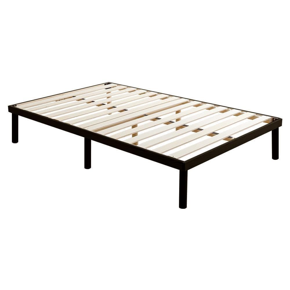 北欧パイン材すのこベッド セミダブル ブラウン [7243] - メルカリ