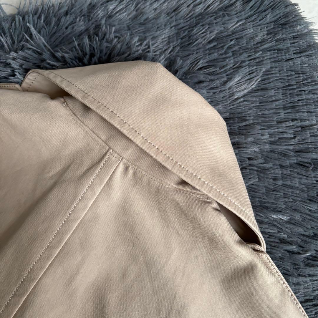 美品✨ MaxMara DRAVA トレンチケープ サンド UNICA 革ベルト