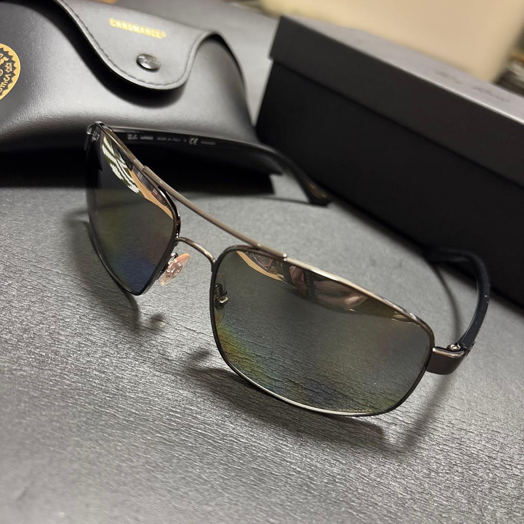 最終値下げ！超美品！RayBanクロマンス偏光サングラス RB3604-CH