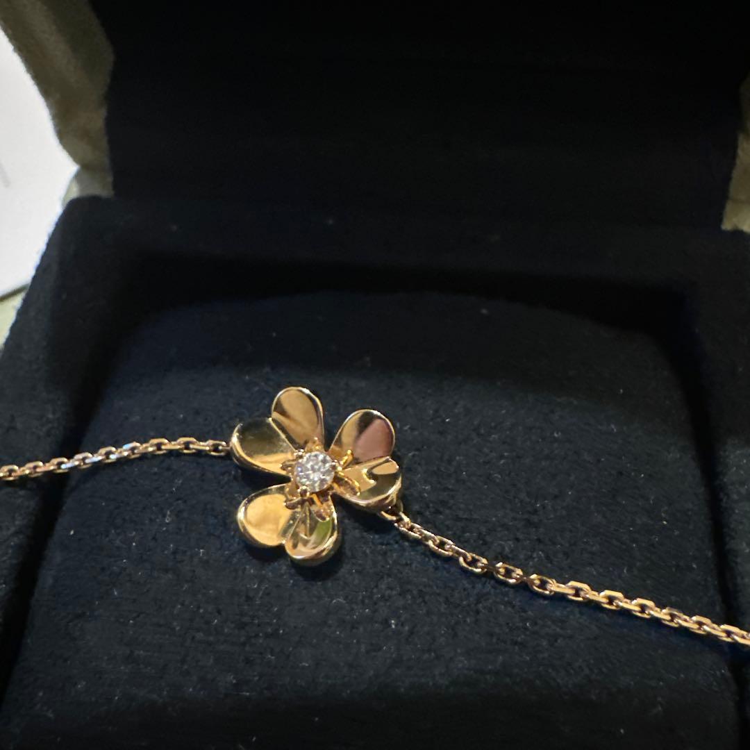 ヴァンクリーフ＆アーペル フリヴォル ブレスレット ミニ YG ダイヤ 正規品