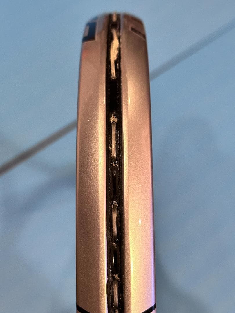 （美品）YONEX レーザーラッシュ 5V ガムブースト（26ポンド）