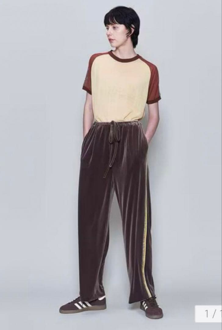 roku 6 ベロアパンツ