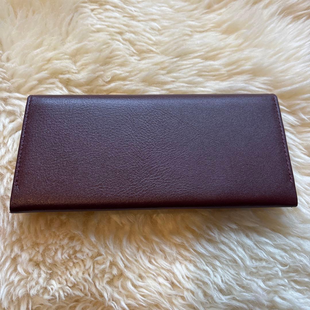 入手困難【高級皇居長財布】 新品未使用品！箱付き ワインレッド