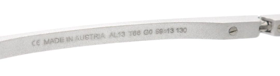 〇ディオールオム Dior Homme サングラス メンズ シルバー系 AL13