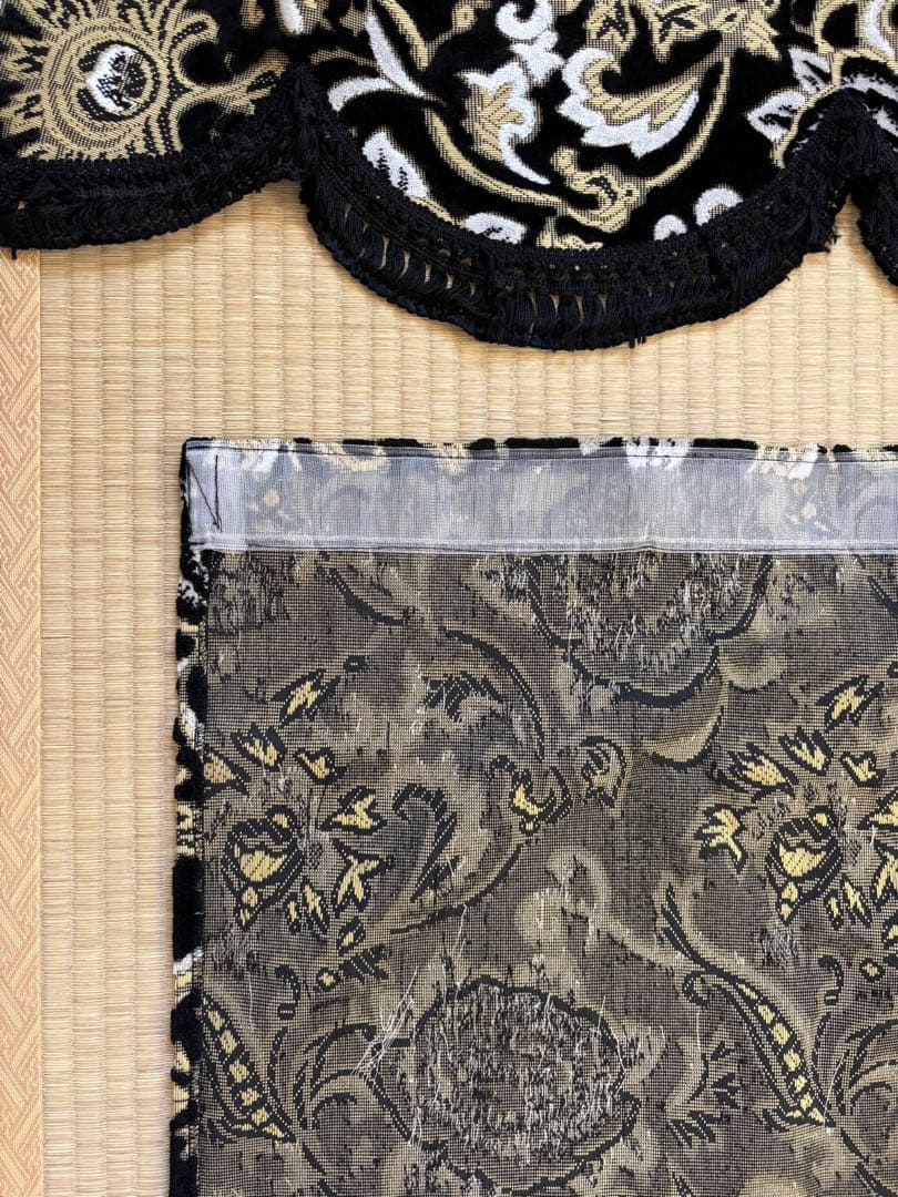 モンブランローズ　金華山3点式トラック用センターカーテン