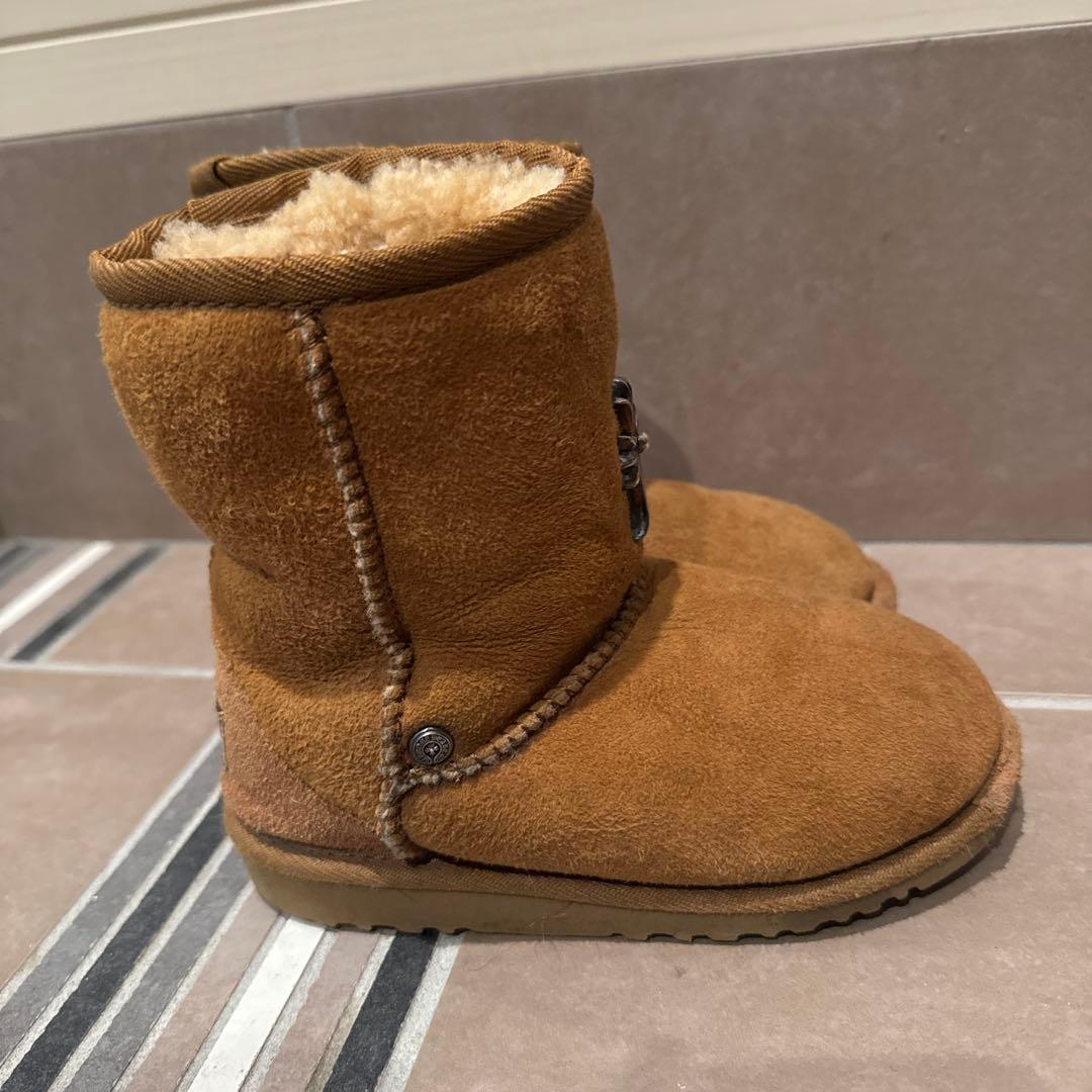 超希少！クロムハーツ✖️uggコラボ　アグ　ムートンブーツ　キャメル17cm
