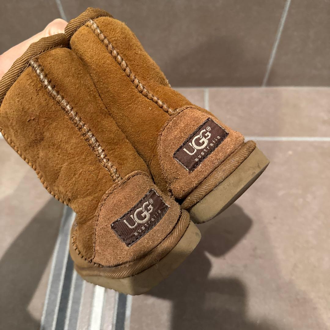 超希少！クロムハーツ✖️uggコラボ　アグ　ムートンブーツ　キャメル17cm