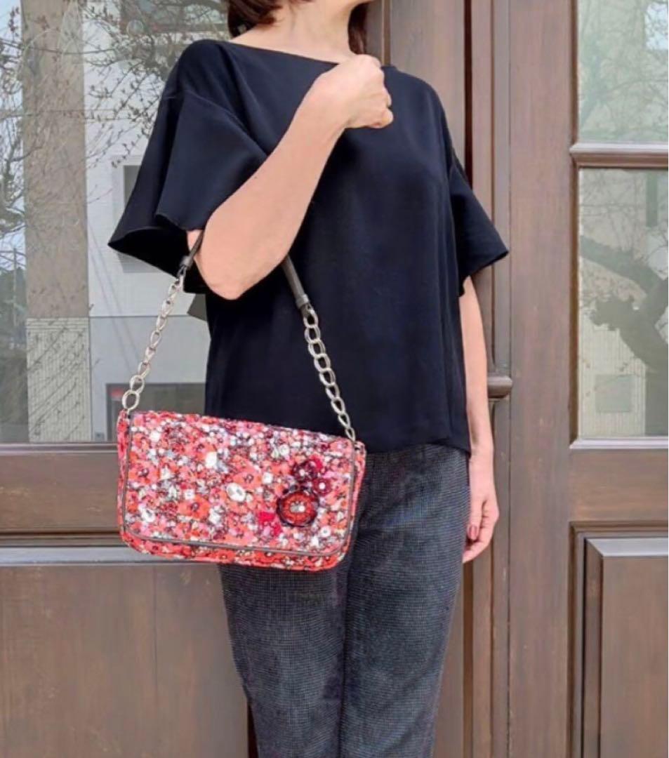 ✨美品✨チリア✨ハンドバッグ✨田川啓二✨ライトピンクグレー✨匿名