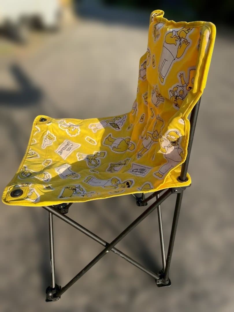 A◆シンプソンズ　折りたたみチェア　ノベルティ　レア　非売品　椅子　アウトドア
