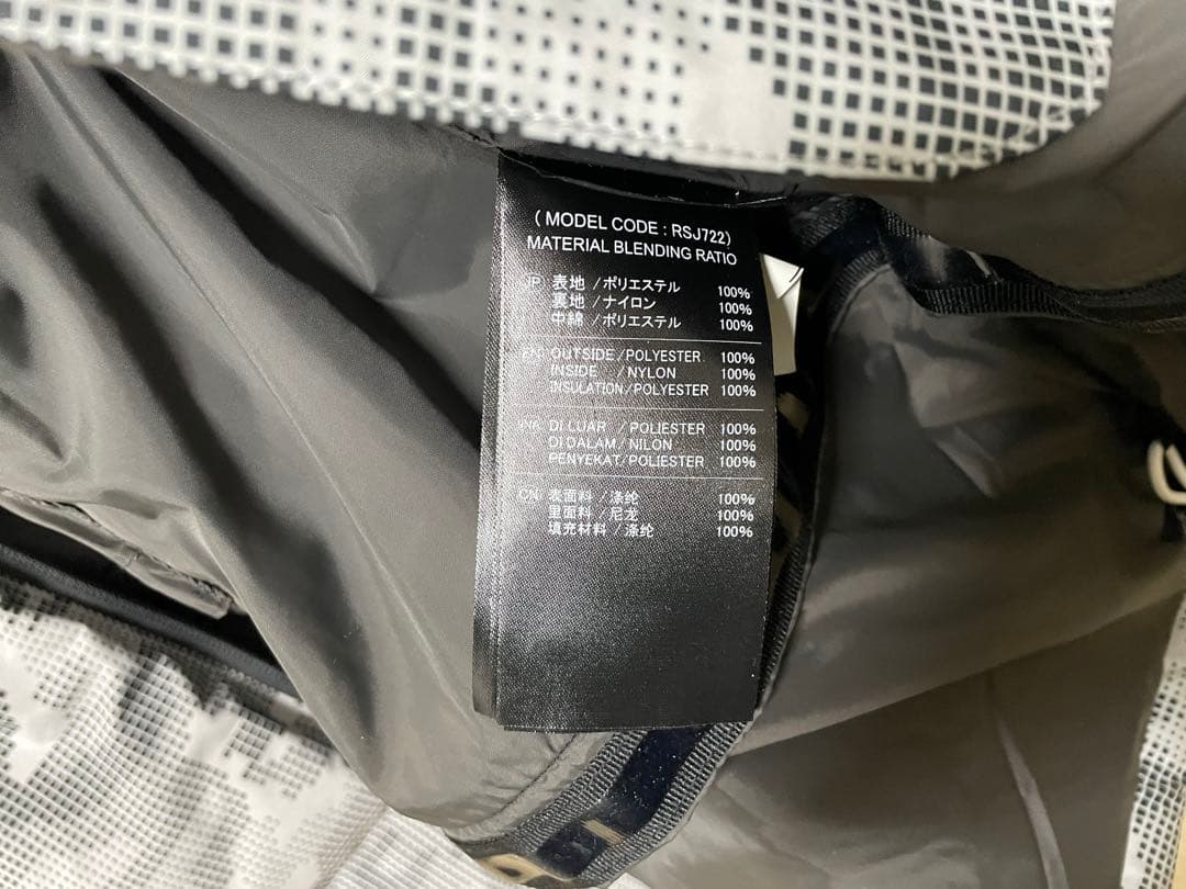 RSタイチ RSJ722 ダウンジャケット 防寒ジャケット Lサイズ 冬用