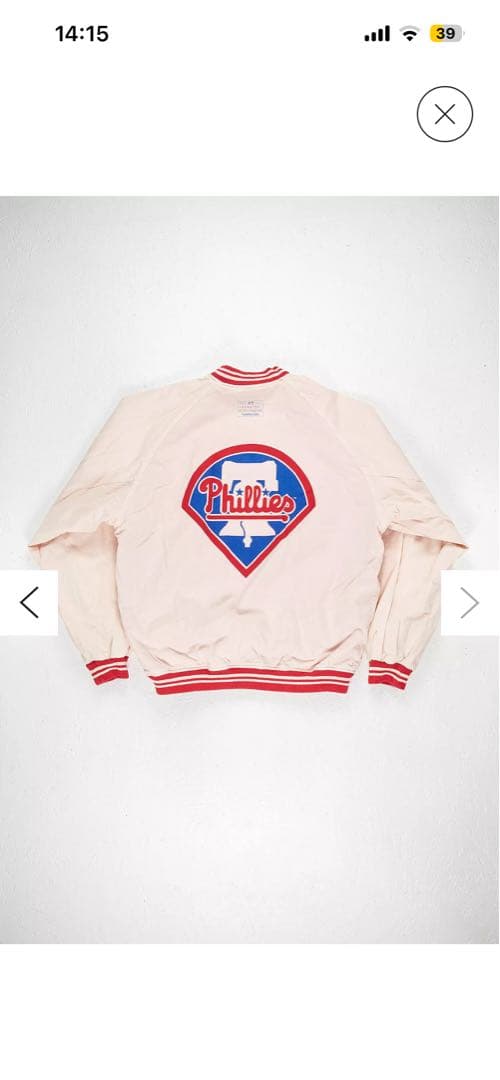 90sビンテージPhillies スタジャン US古着 アメカジ