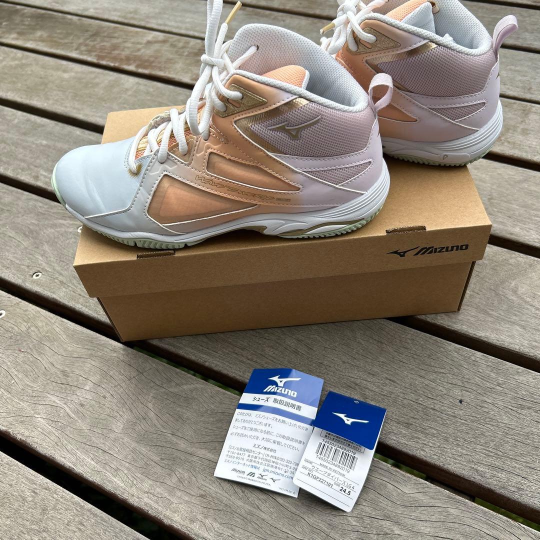 一度のみ着用　MIZUNO WAVE DIVERSE LG4 24.5cm