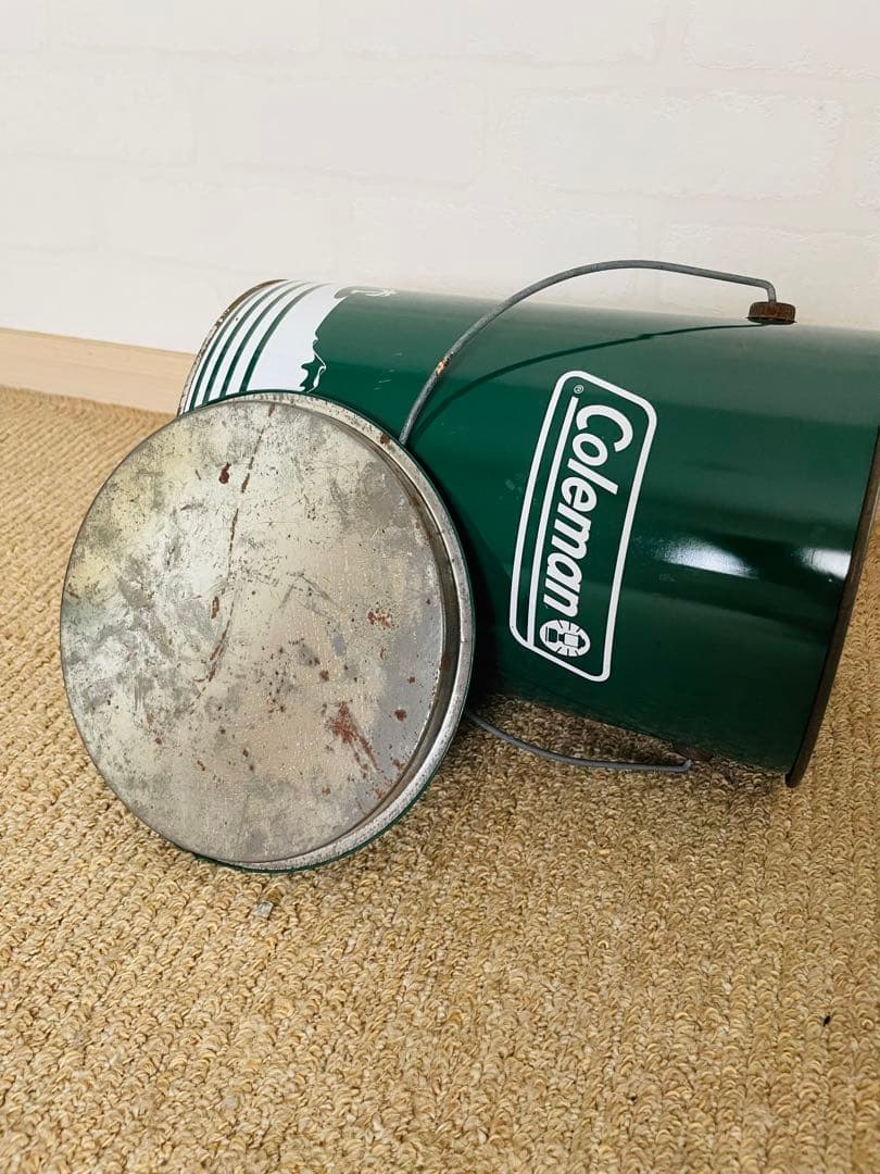 コカコーラ コールマン ペール 缶 緑 Coleman ノベルティ 非売品 限定