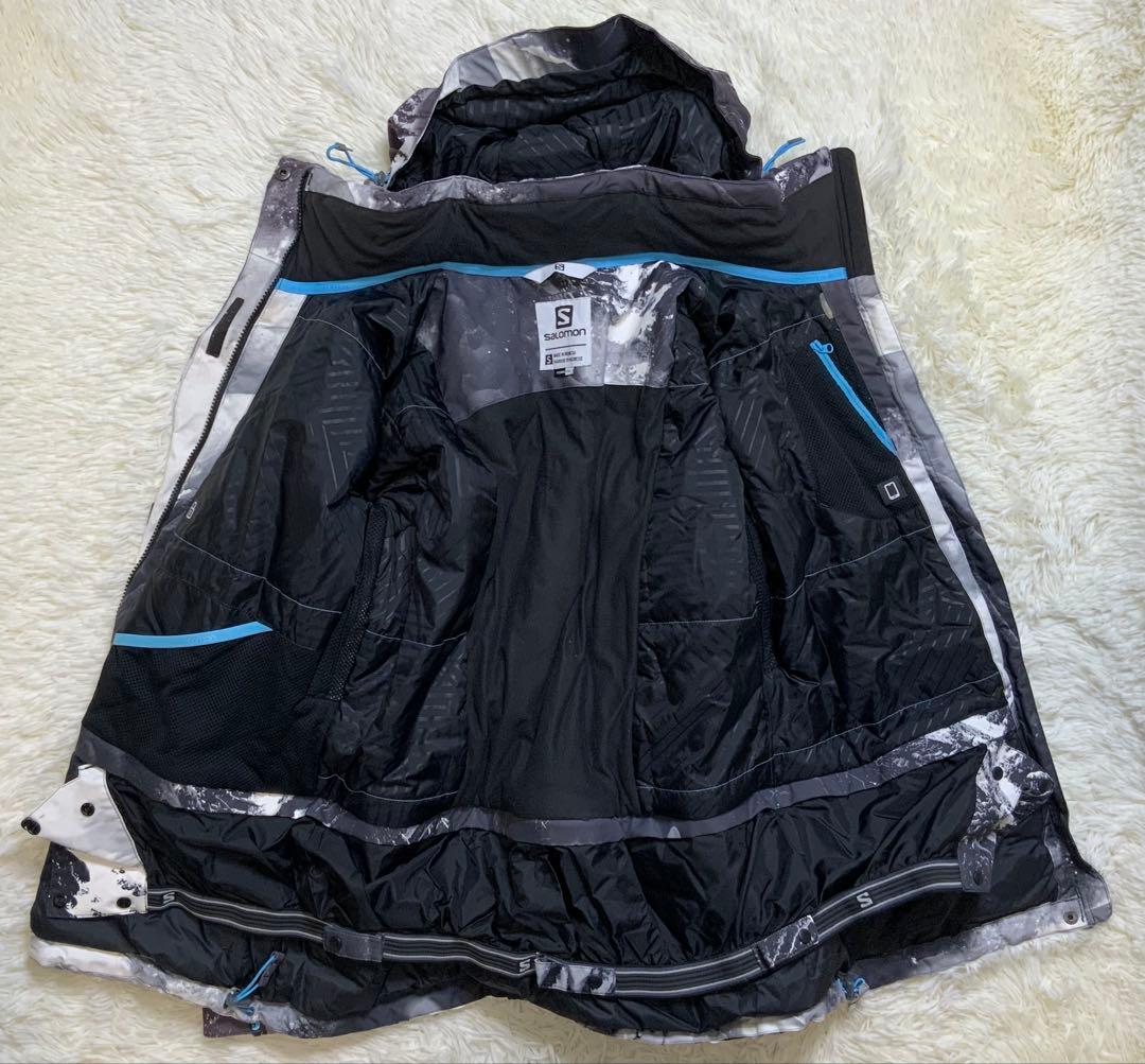 SALOMON ZERO JACKET W S 352627 ブラック/ホワイト
