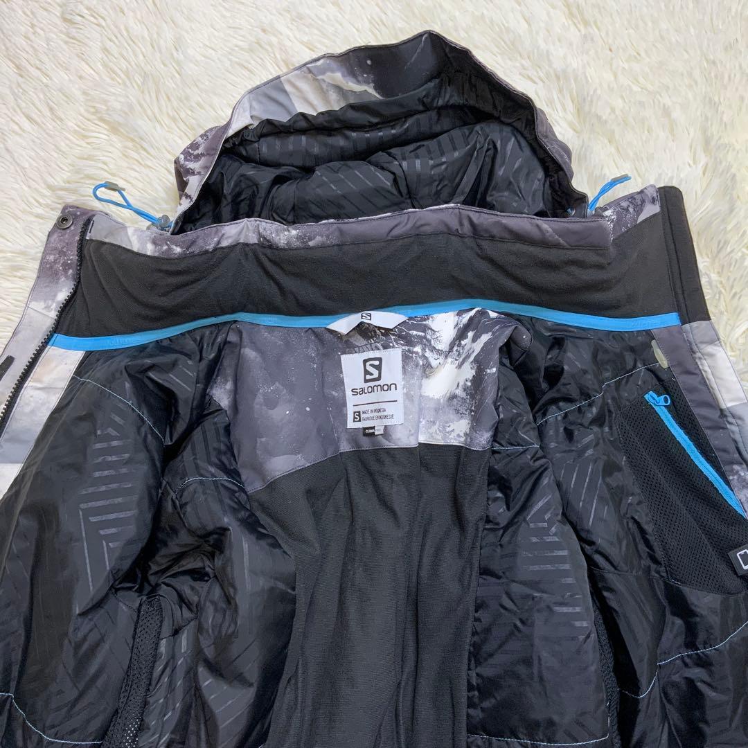 SALOMON ZERO JACKET W S 352627 ブラック/ホワイト
