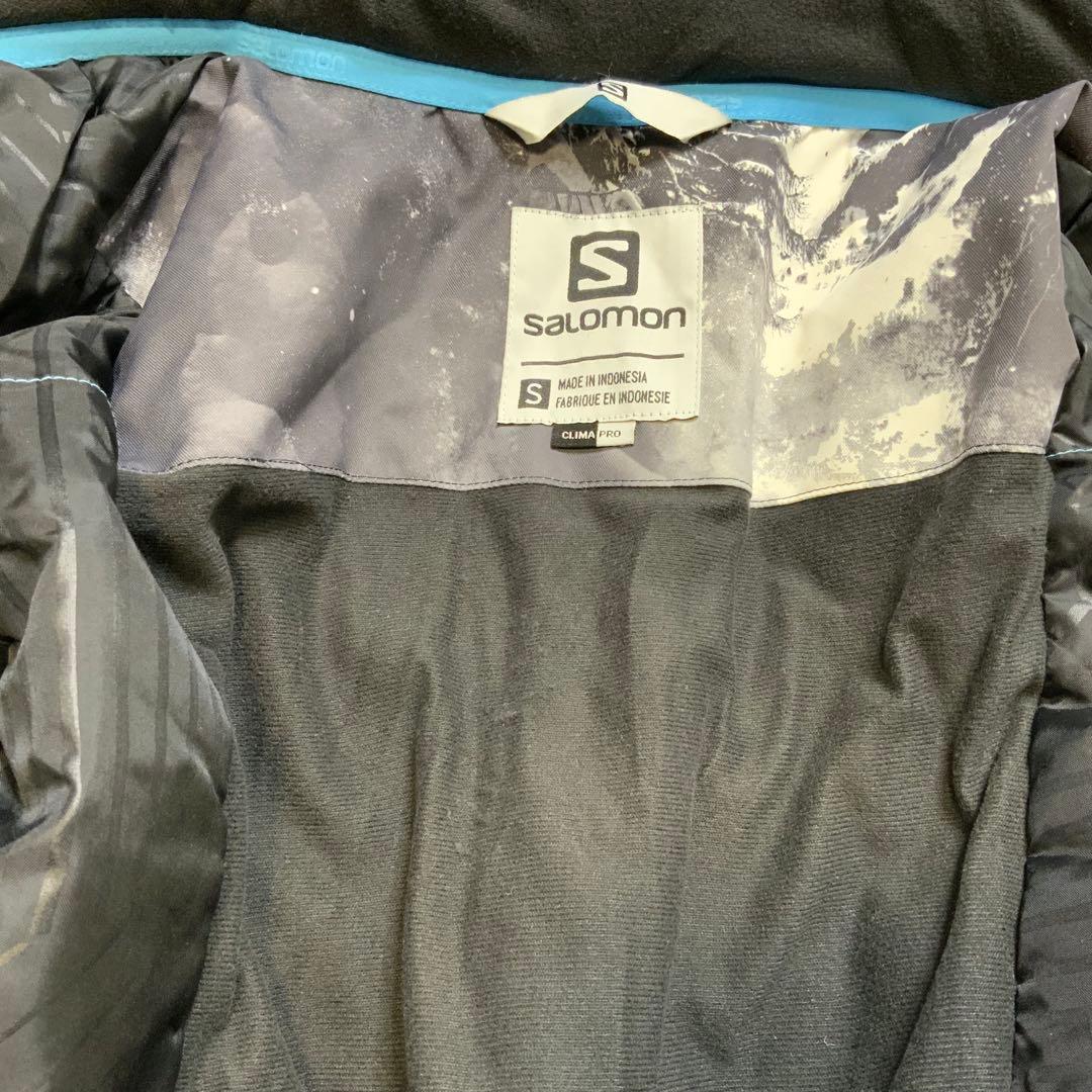 SALOMON ZERO JACKET W S 352627 ブラック/ホワイト